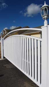 Single Swing Privacy Driveway Gate